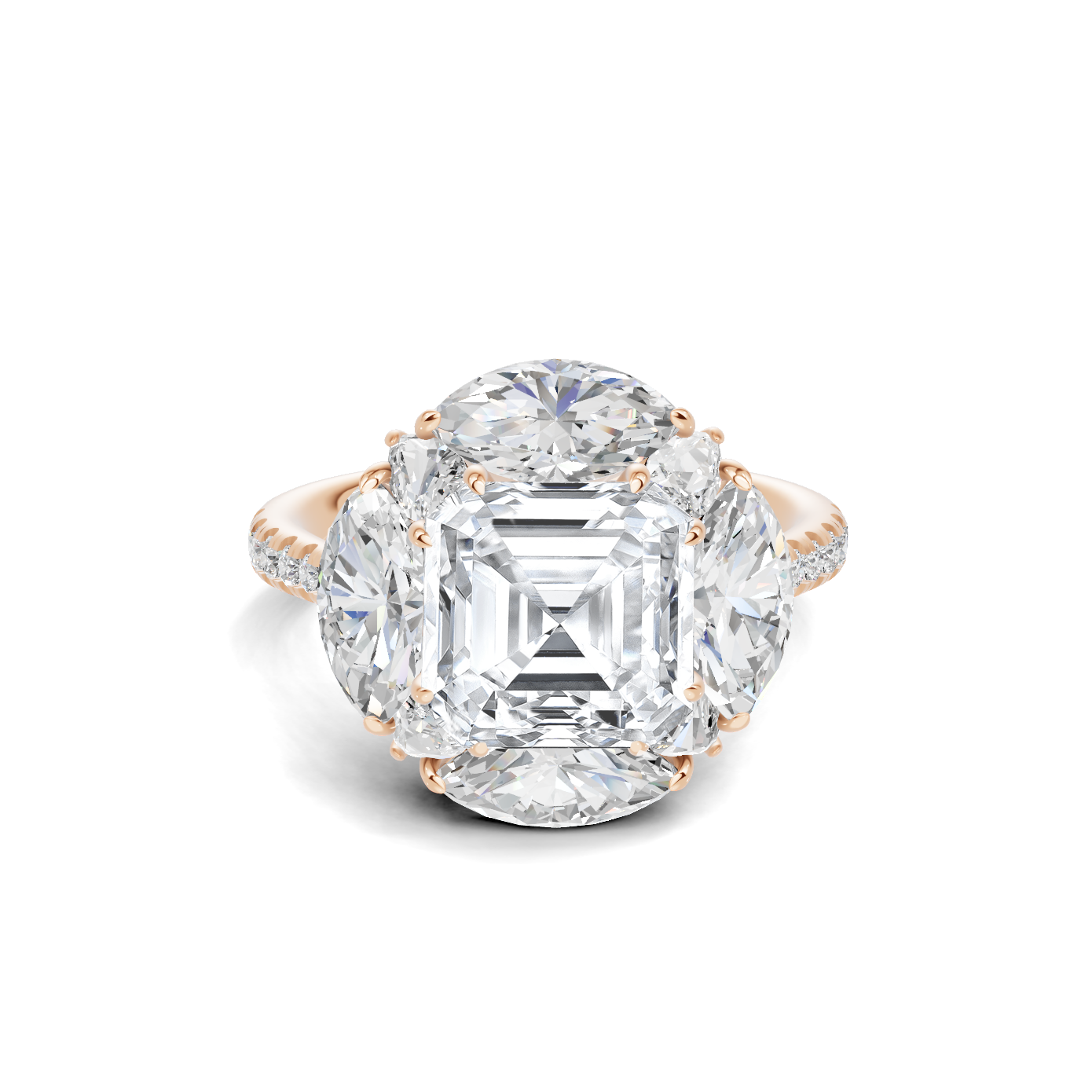 Luxe Grand Cluster Statement Ring
