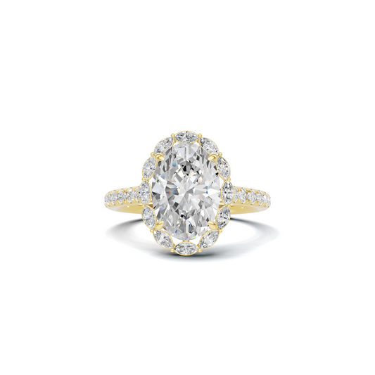 Luxe Halo Accent Ring