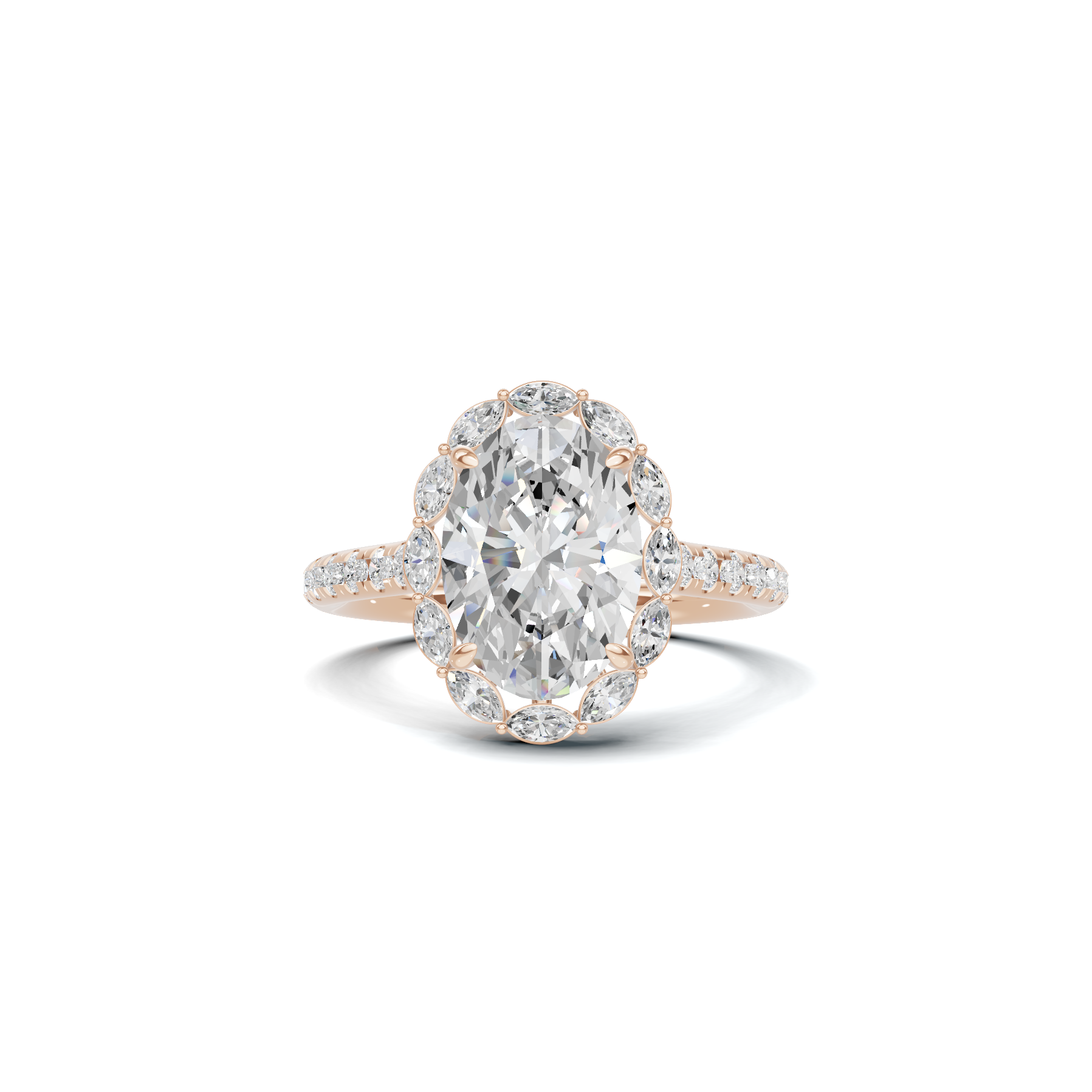 Luxe Halo Accent Ring