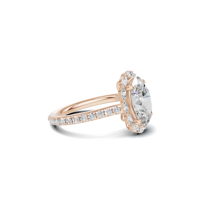 Luxe Halo Accent Ring