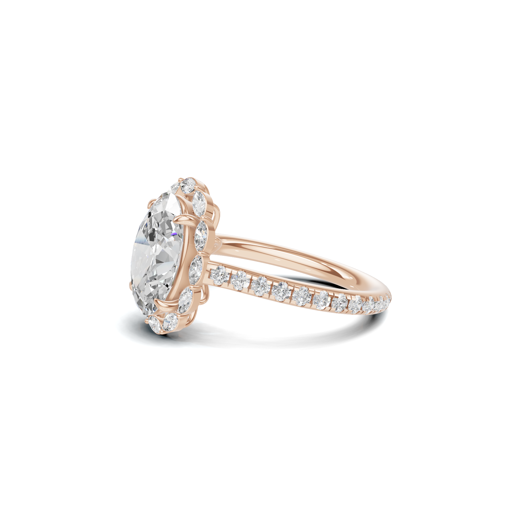 Luxe Halo Accent Ring