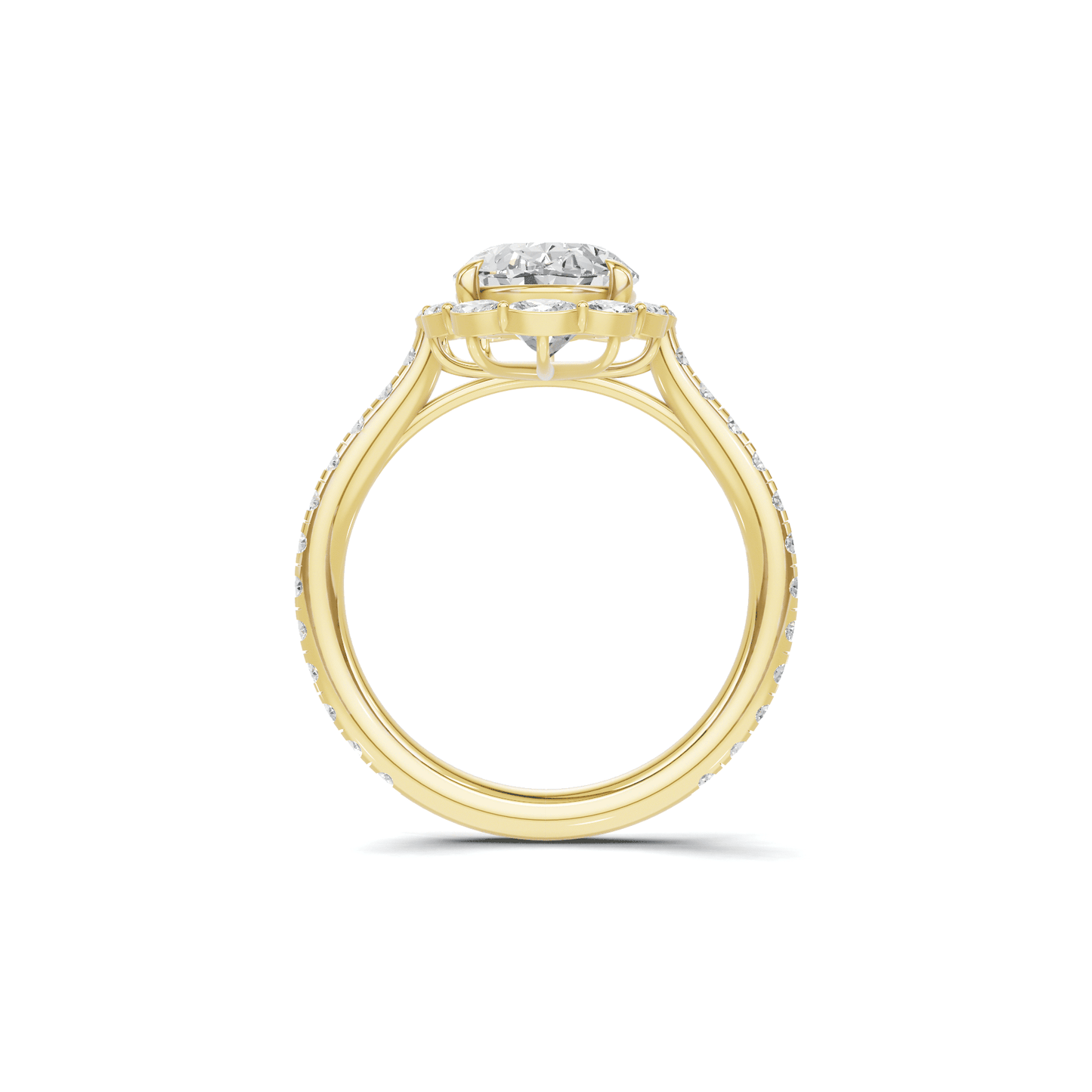 Luxe Halo Accent Ring