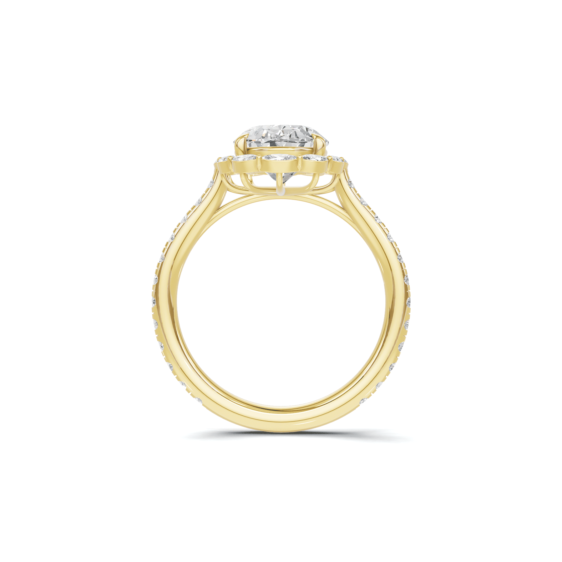 Luxe Halo Accent Ring