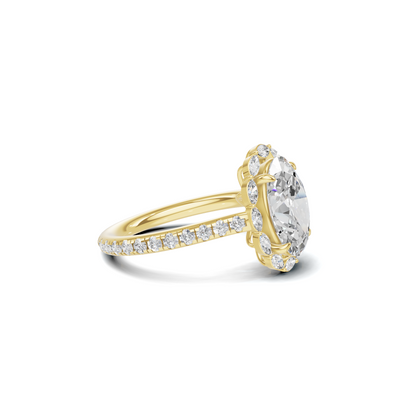 Luxe Halo Accent Ring