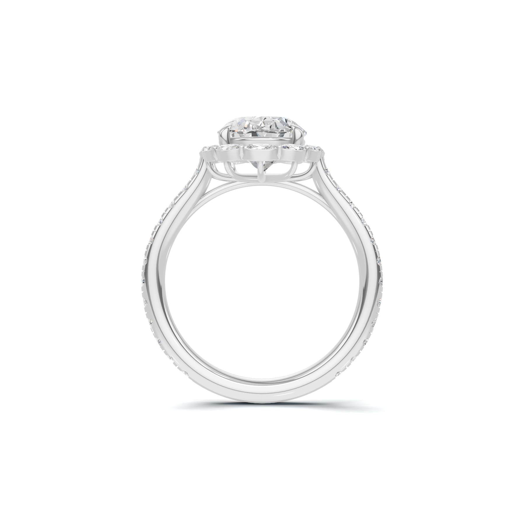 Luxe Halo Accent Ring
