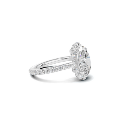 Luxe Halo Accent Ring