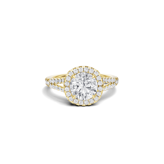 Luxe Halo Split Ring