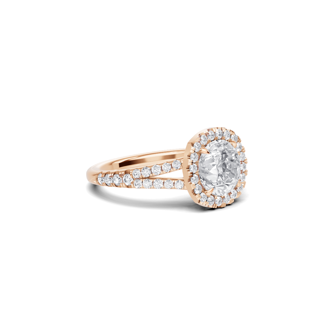 Luxe Halo Split Ring