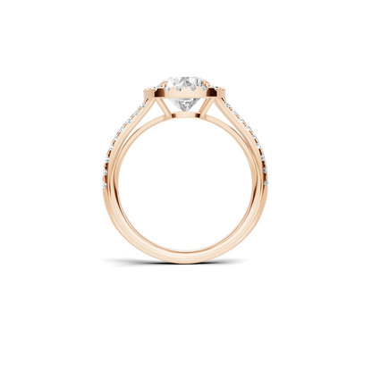 Luxe Halo Split Ring