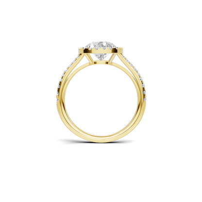 Luxe Halo Split Ring