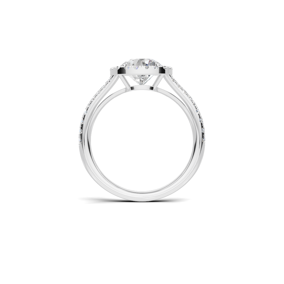 Luxe Halo Split Ring