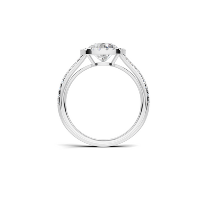 Luxe Halo Split Ring