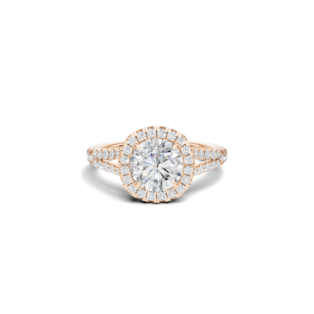 Luxe Halo Split Ring