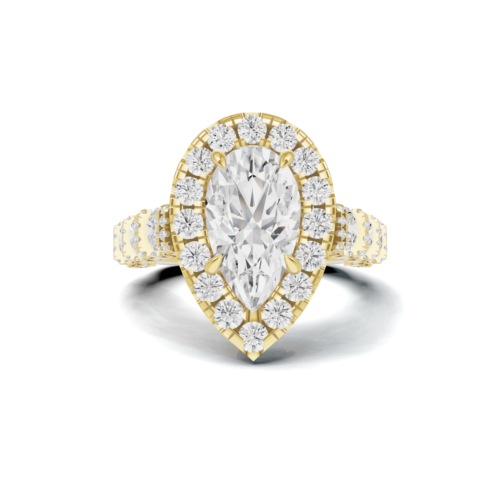 Luxe Halo Statement Ring
