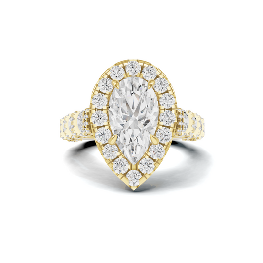 Luxe Halo Statement Ring