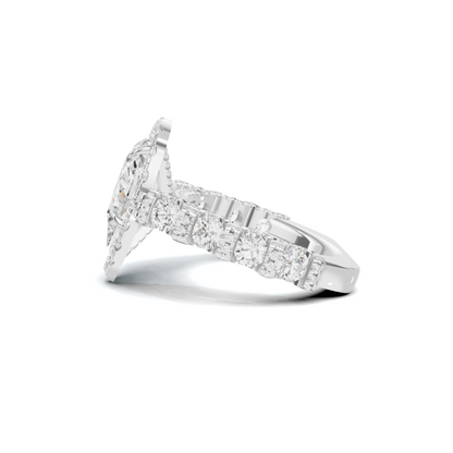 Luxe Halo Statement Ring