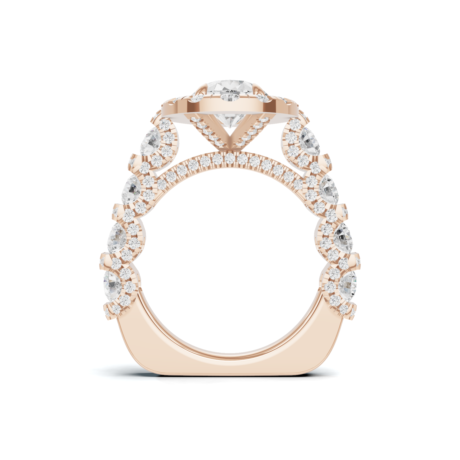 Luxe Halo Statement Ring