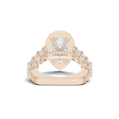 Luxe Halo Statement Ring