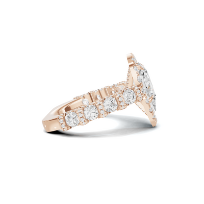 Luxe Halo Statement Ring