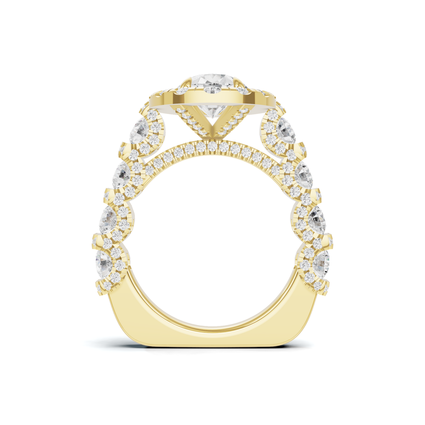 Luxe Halo Statement Ring