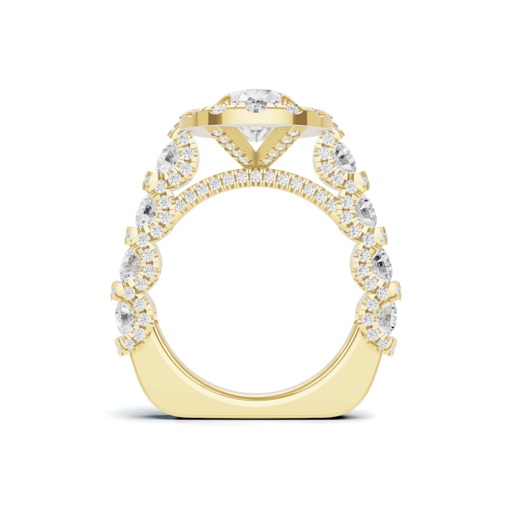 Luxe Halo Statement Ring