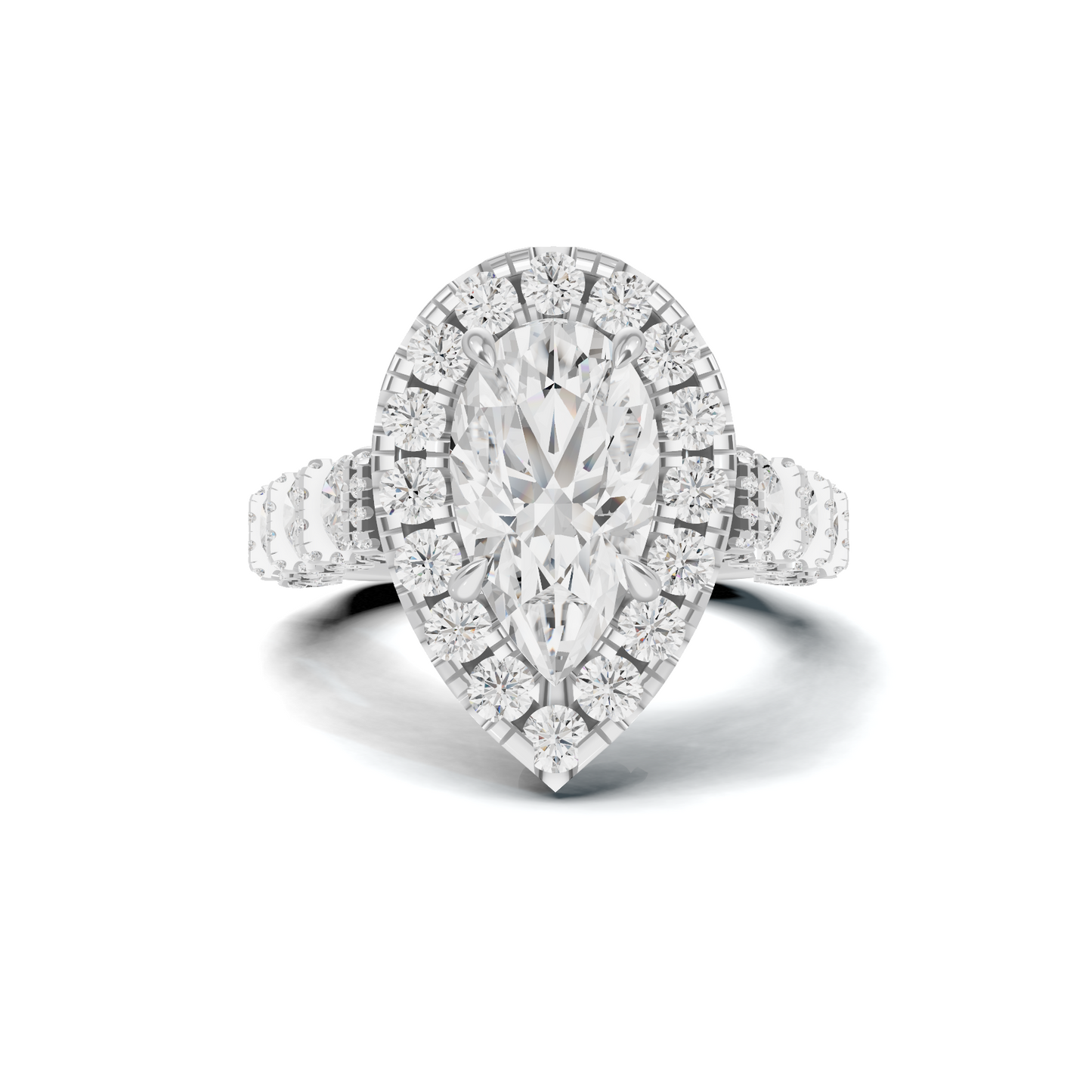 Luxe Halo Statement Ring