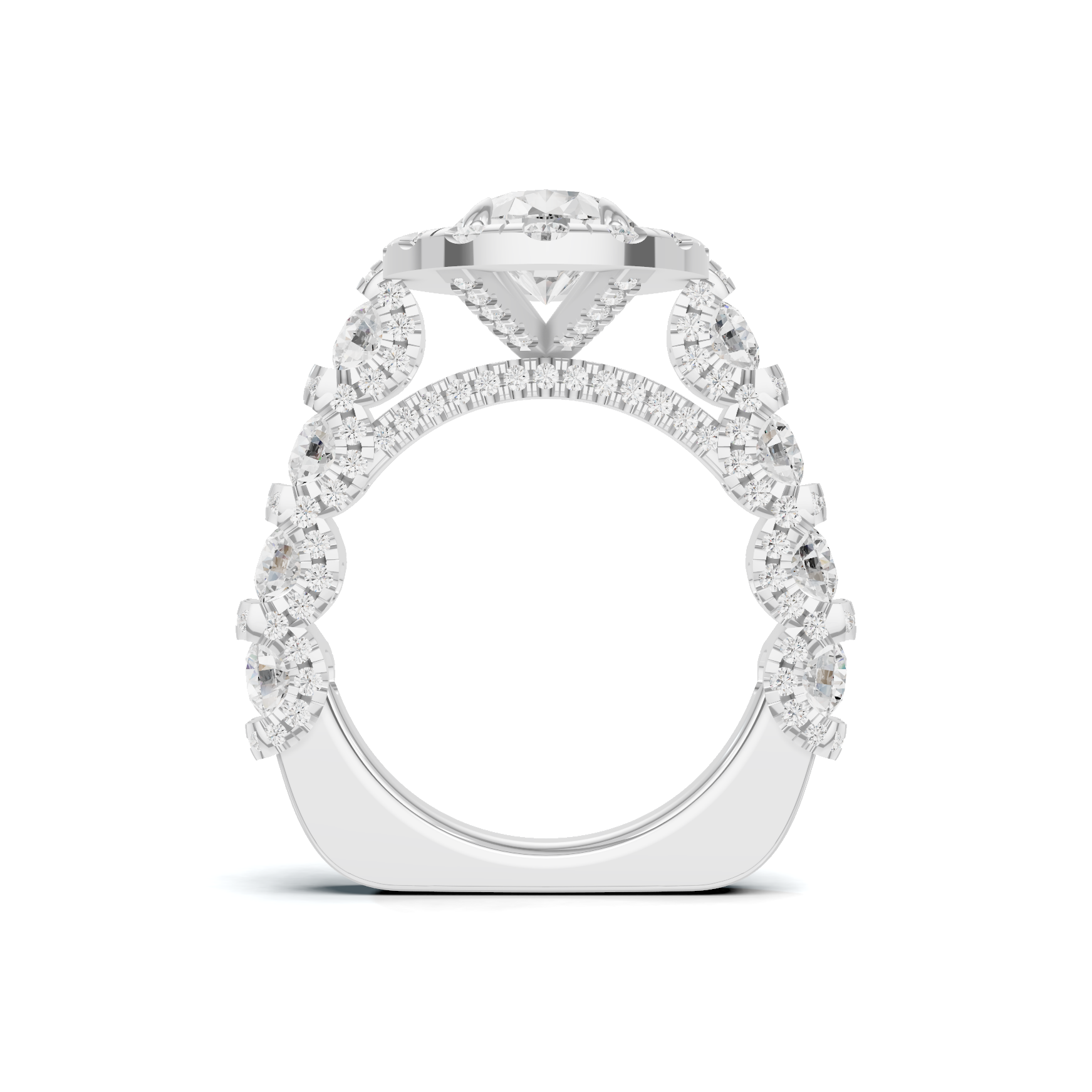 Luxe Halo Statement Ring