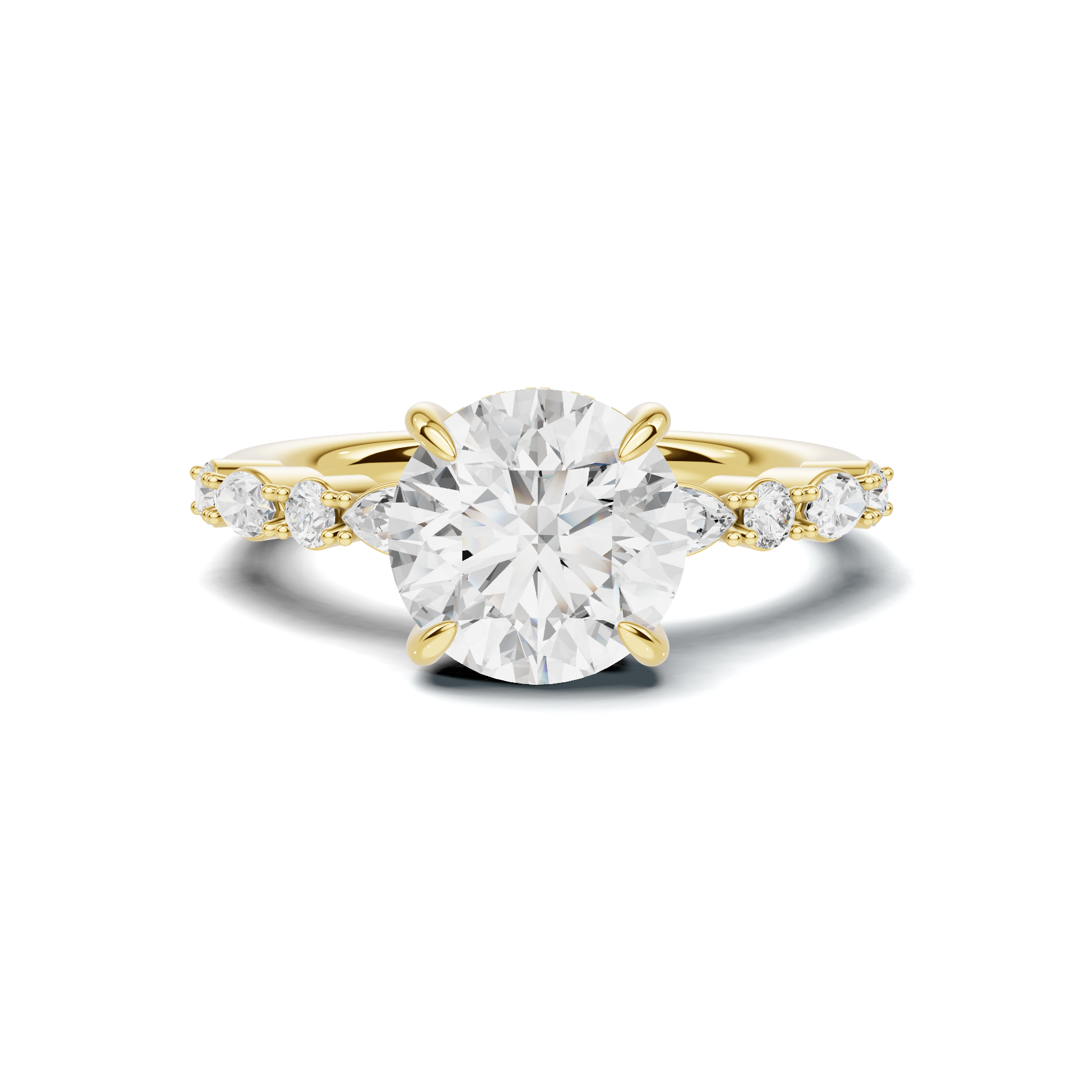 Luxe Marquise Accent Side Ring