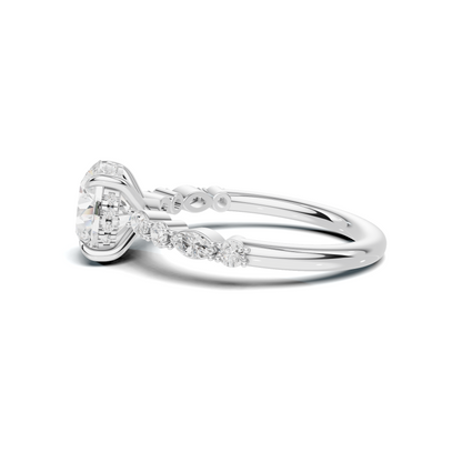 Luxe Marquise Accent Side Ring