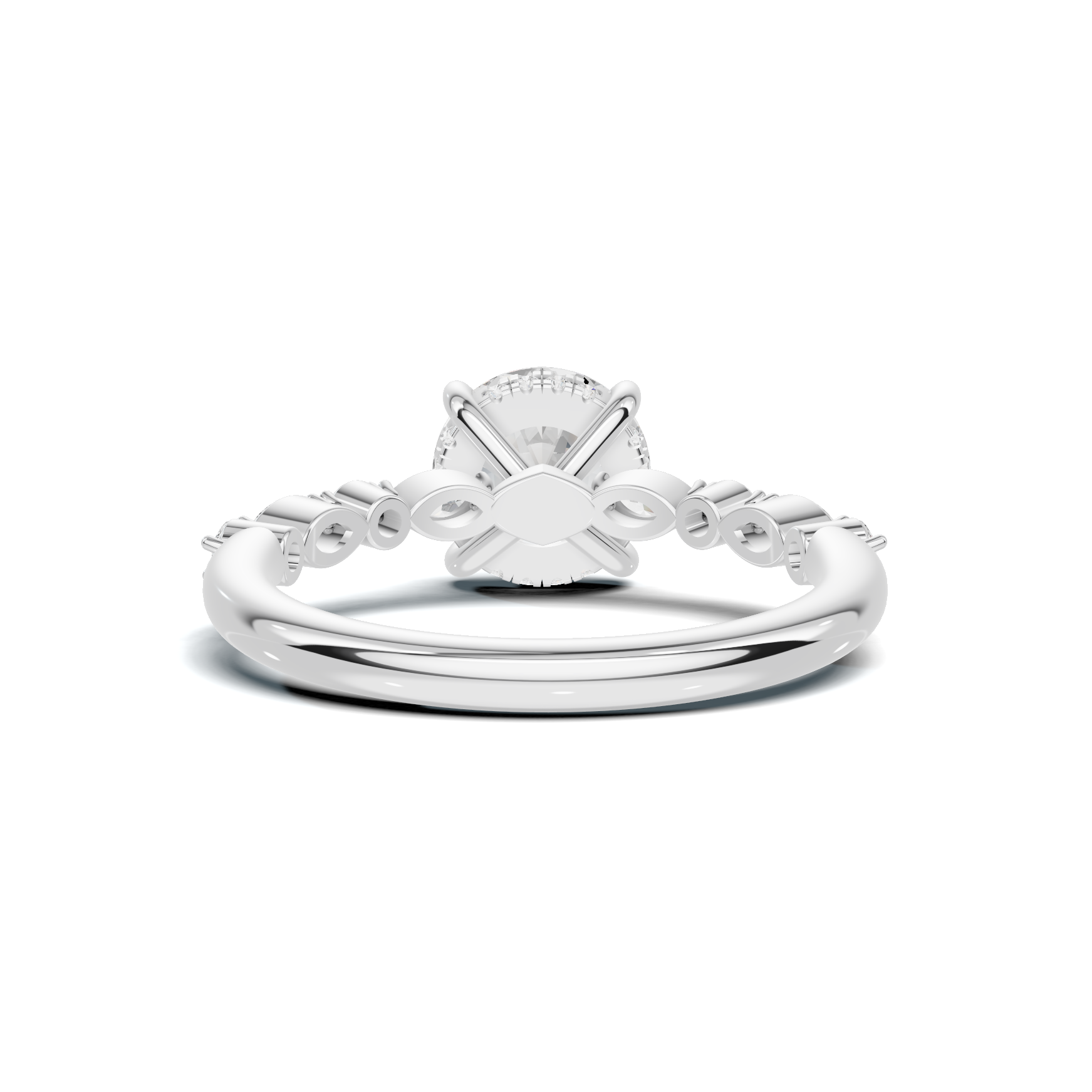 Luxe Marquise Accent Side Ring