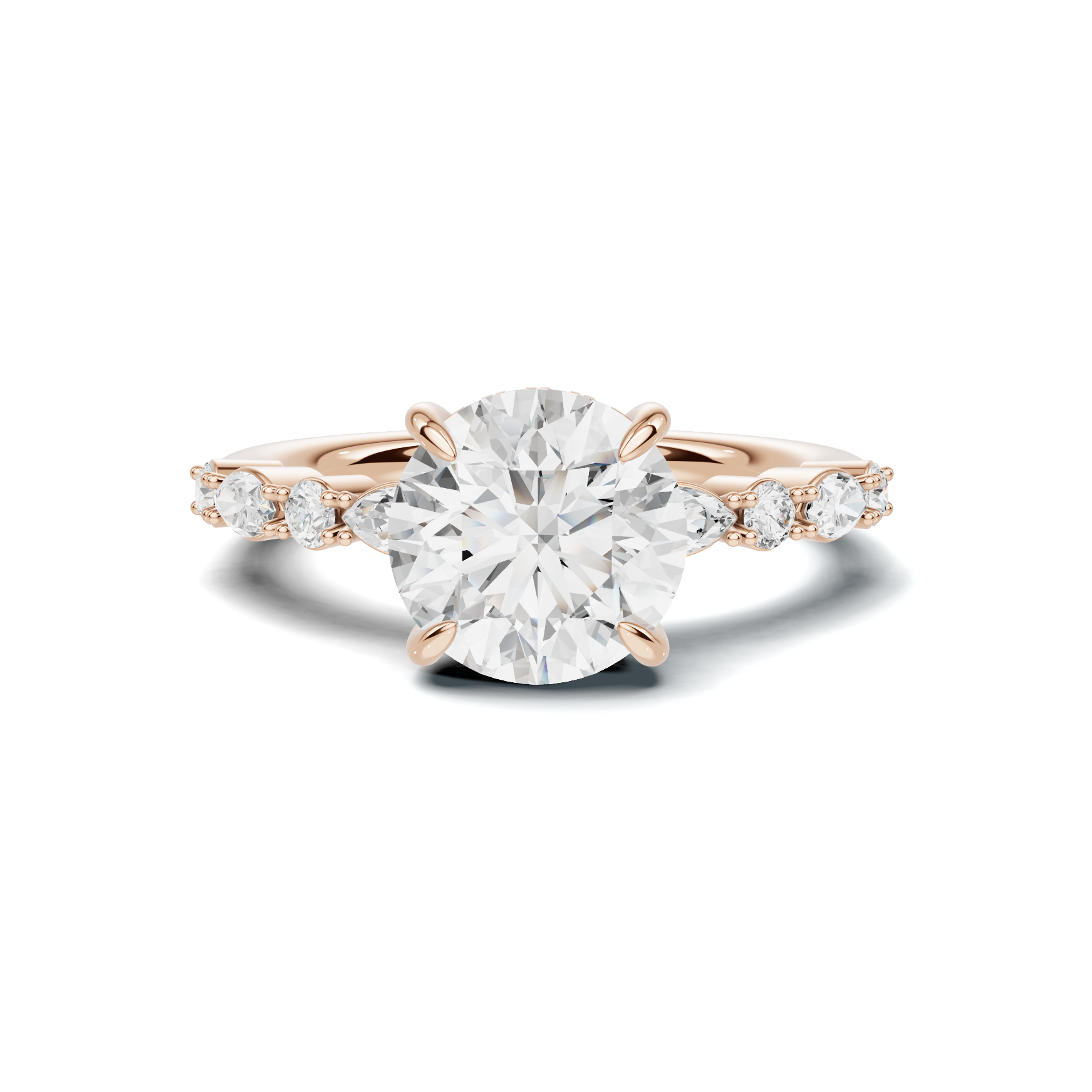 Luxe Marquise Accent Side Ring