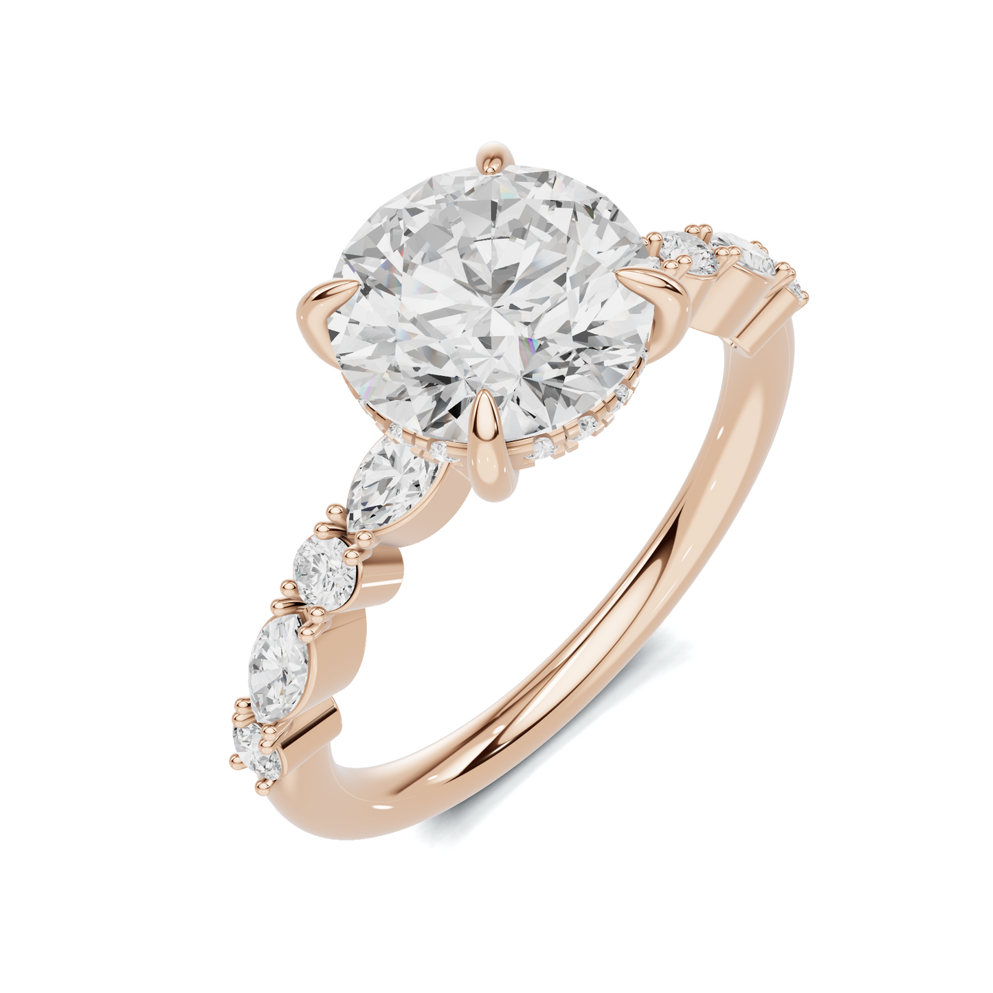 Luxe Marquise Accent Side Ring