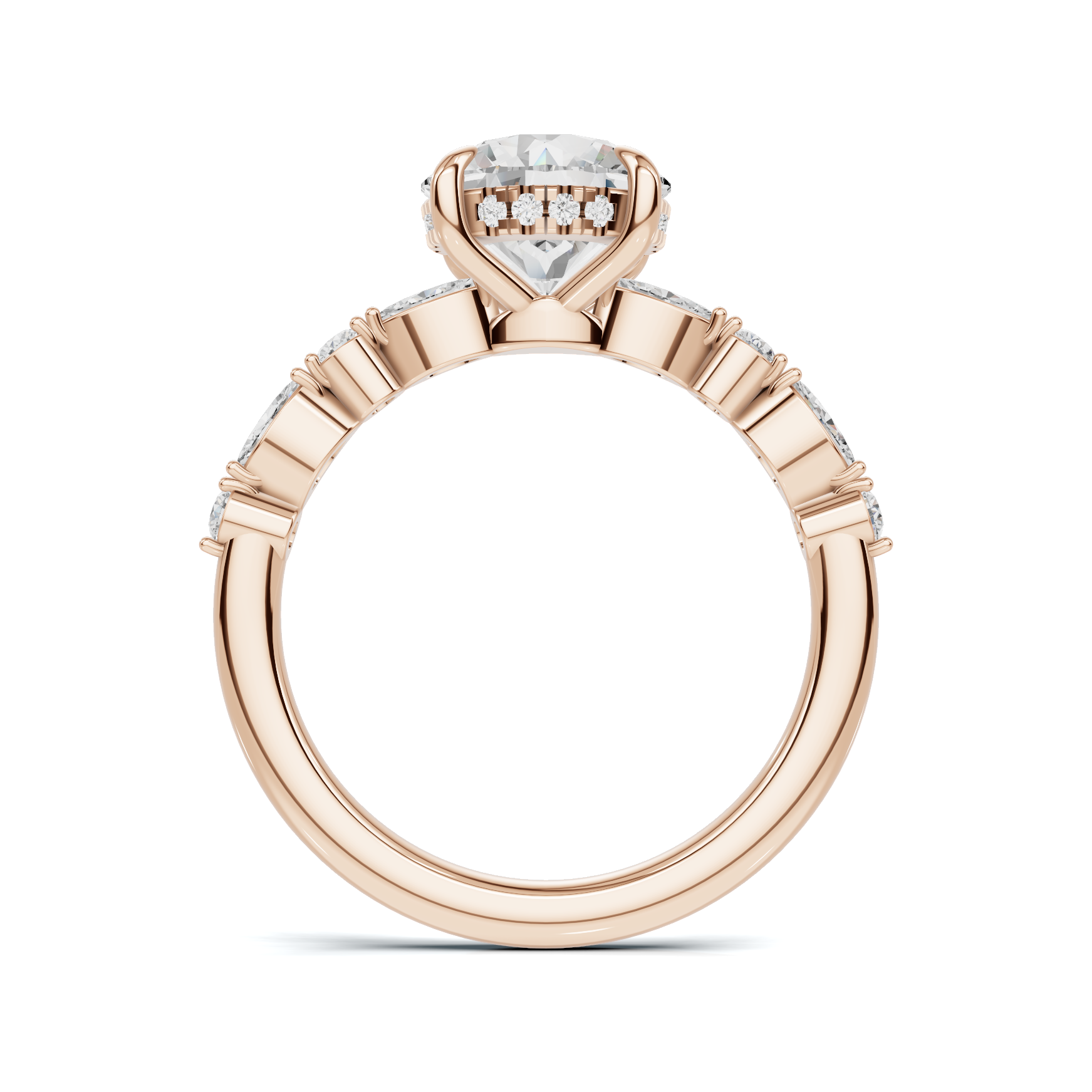 Luxe Marquise Accent Side Ring