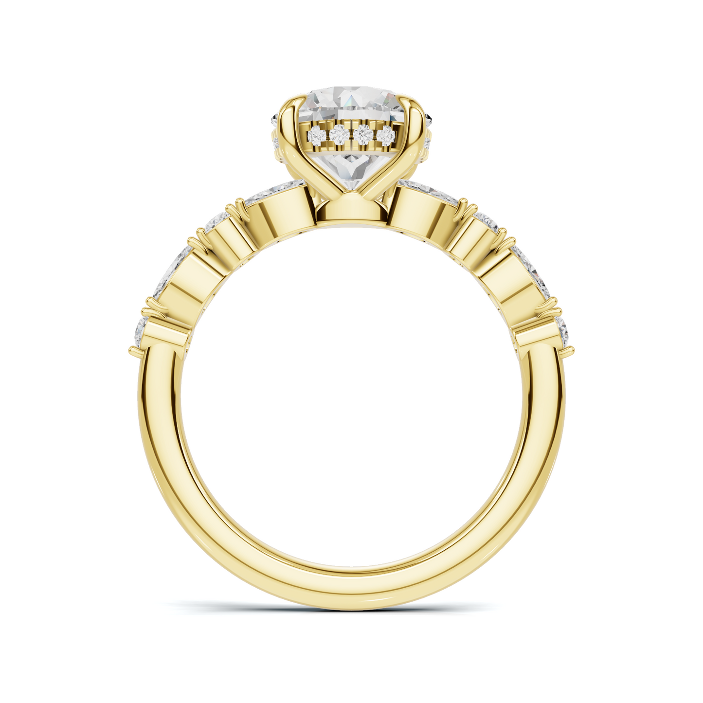 Luxe Marquise Accent Side Ring