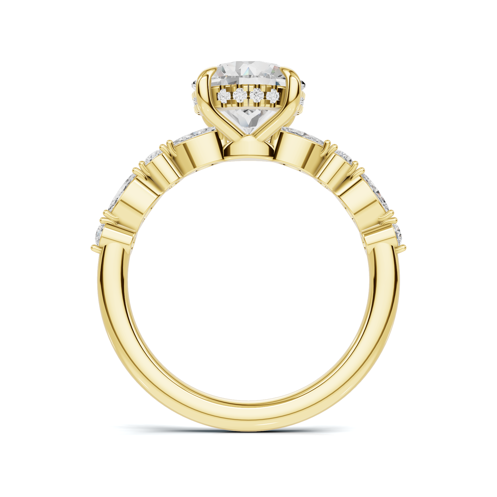 Luxe Marquise Accent Side Ring