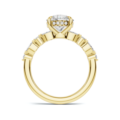 Luxe Marquise Accent Side Ring
