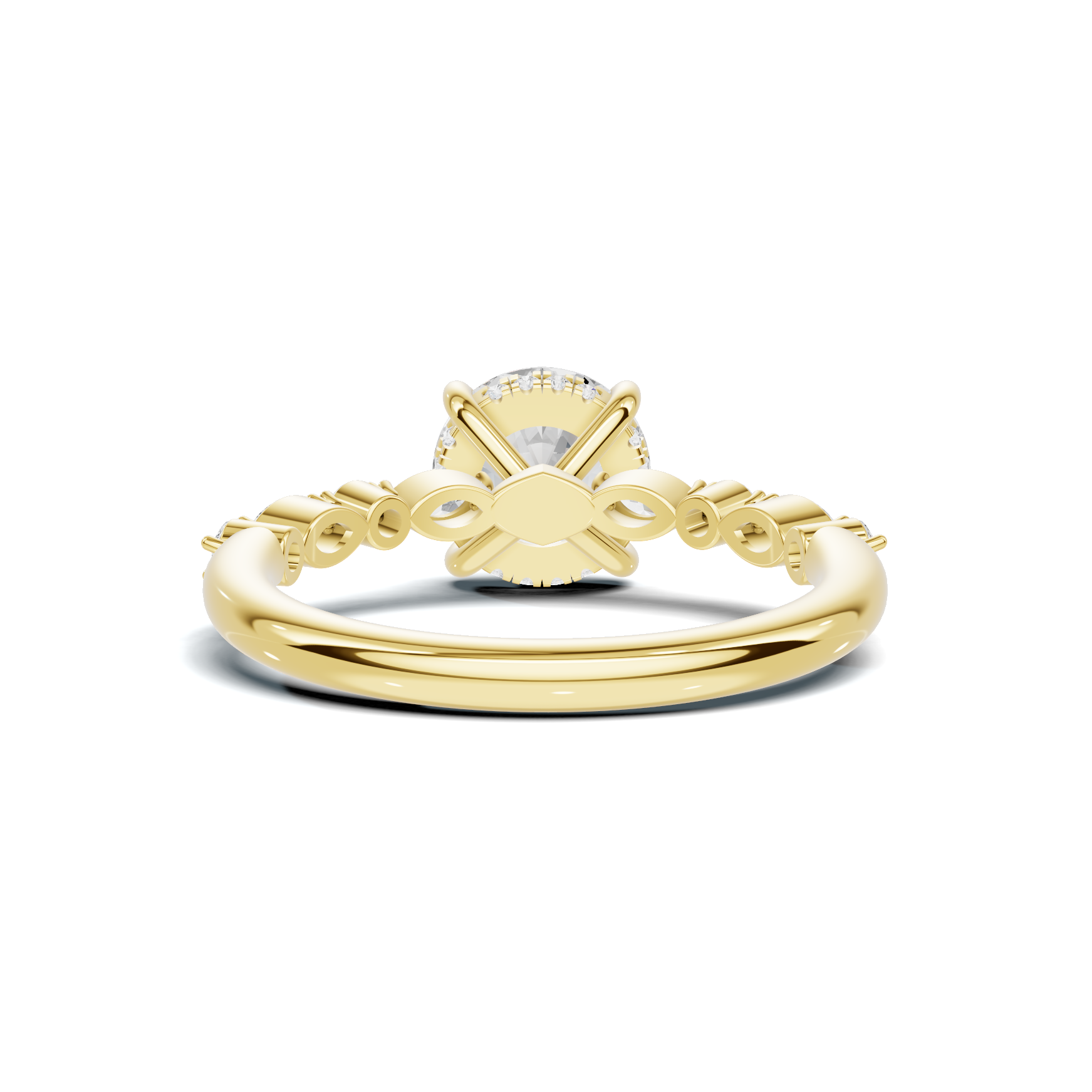Luxe Marquise Accent Side Ring