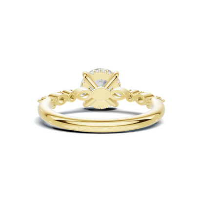 Luxe Marquise Accent Side Ring