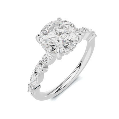 Luxe Marquise Accent Side Ring