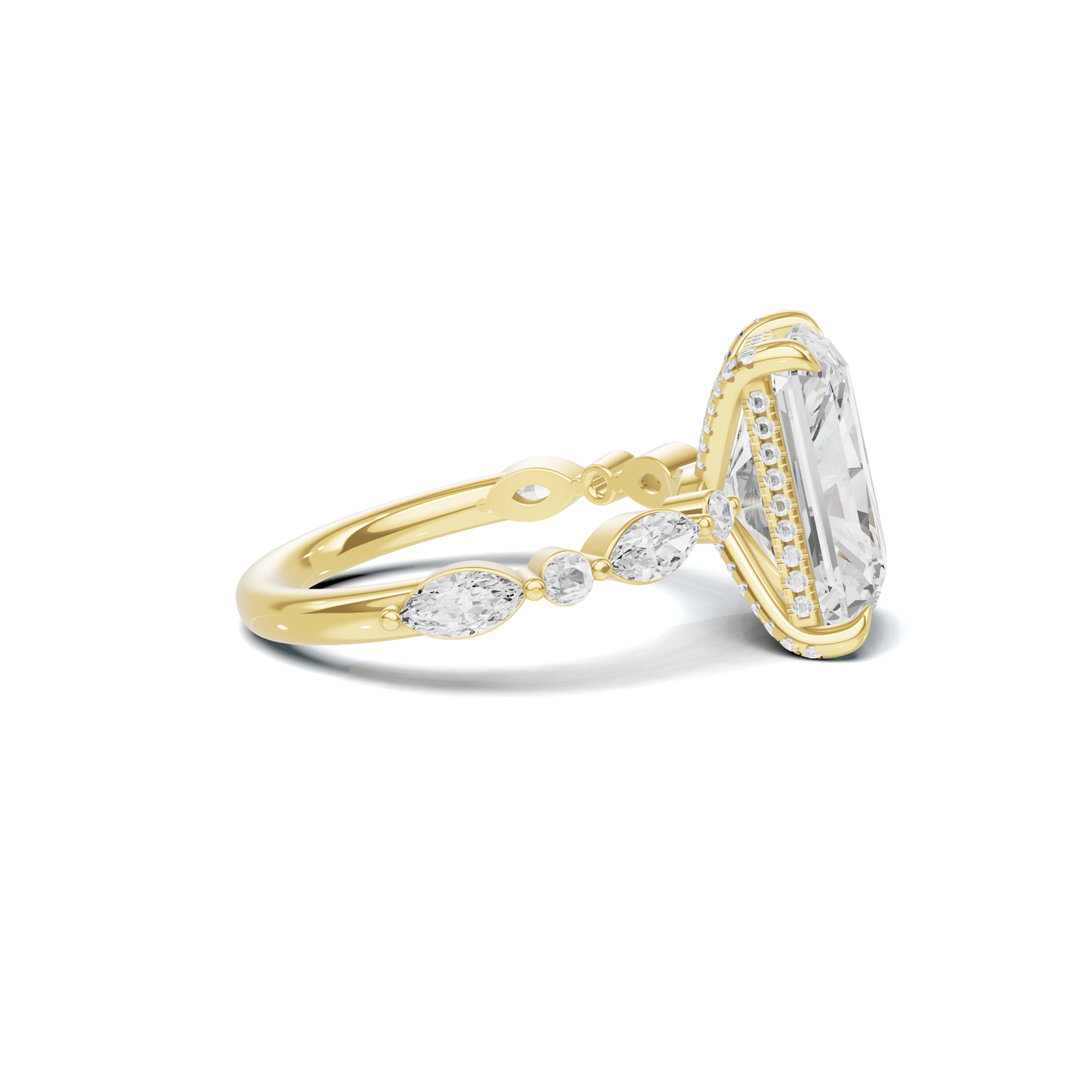 Luxe Marquise Accent Statement Ring
