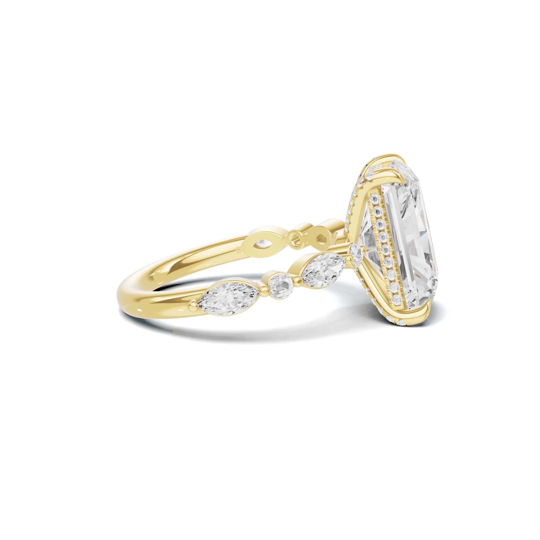 Luxe Marquise Accent Statement Ring