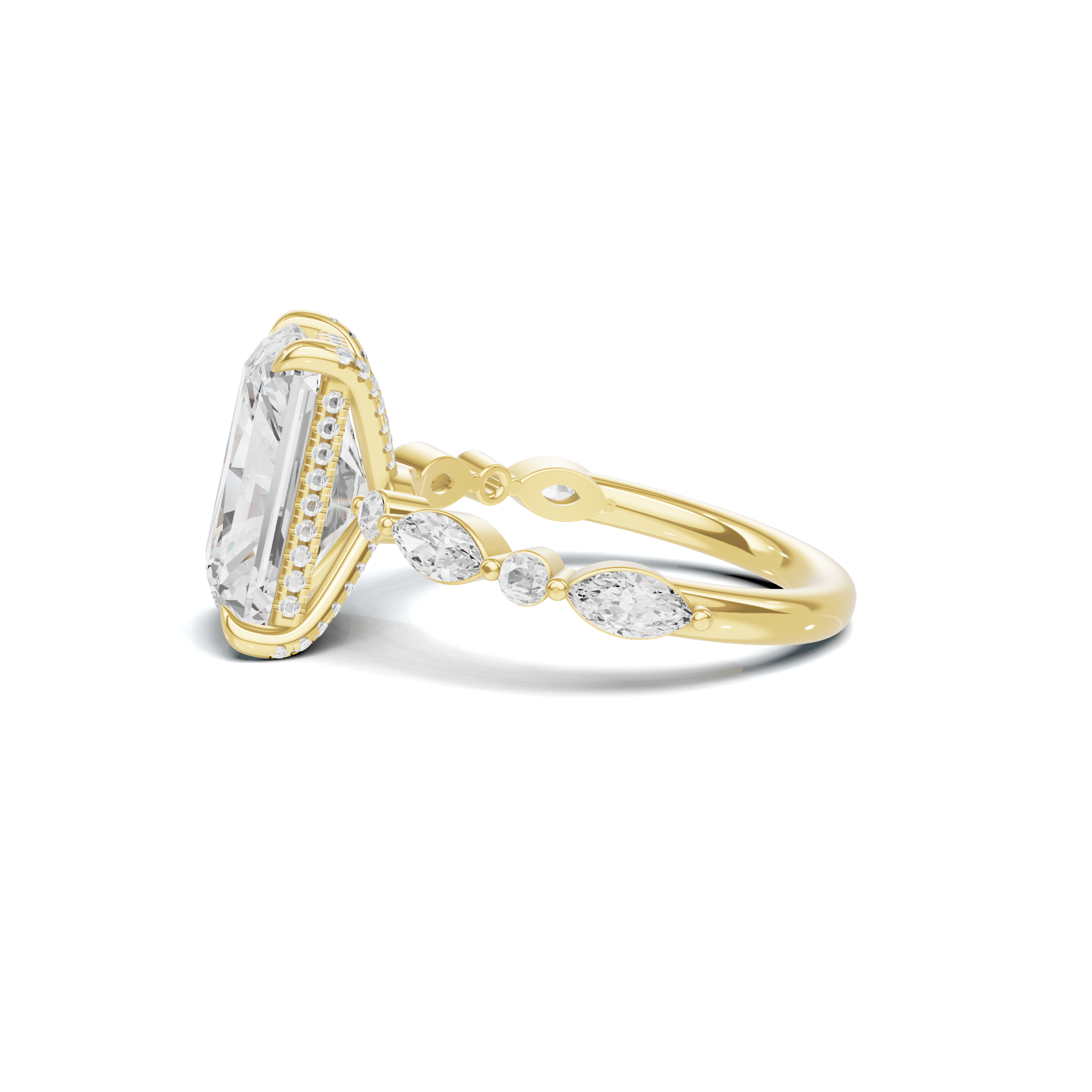 Luxe Marquise Accent Statement Ring