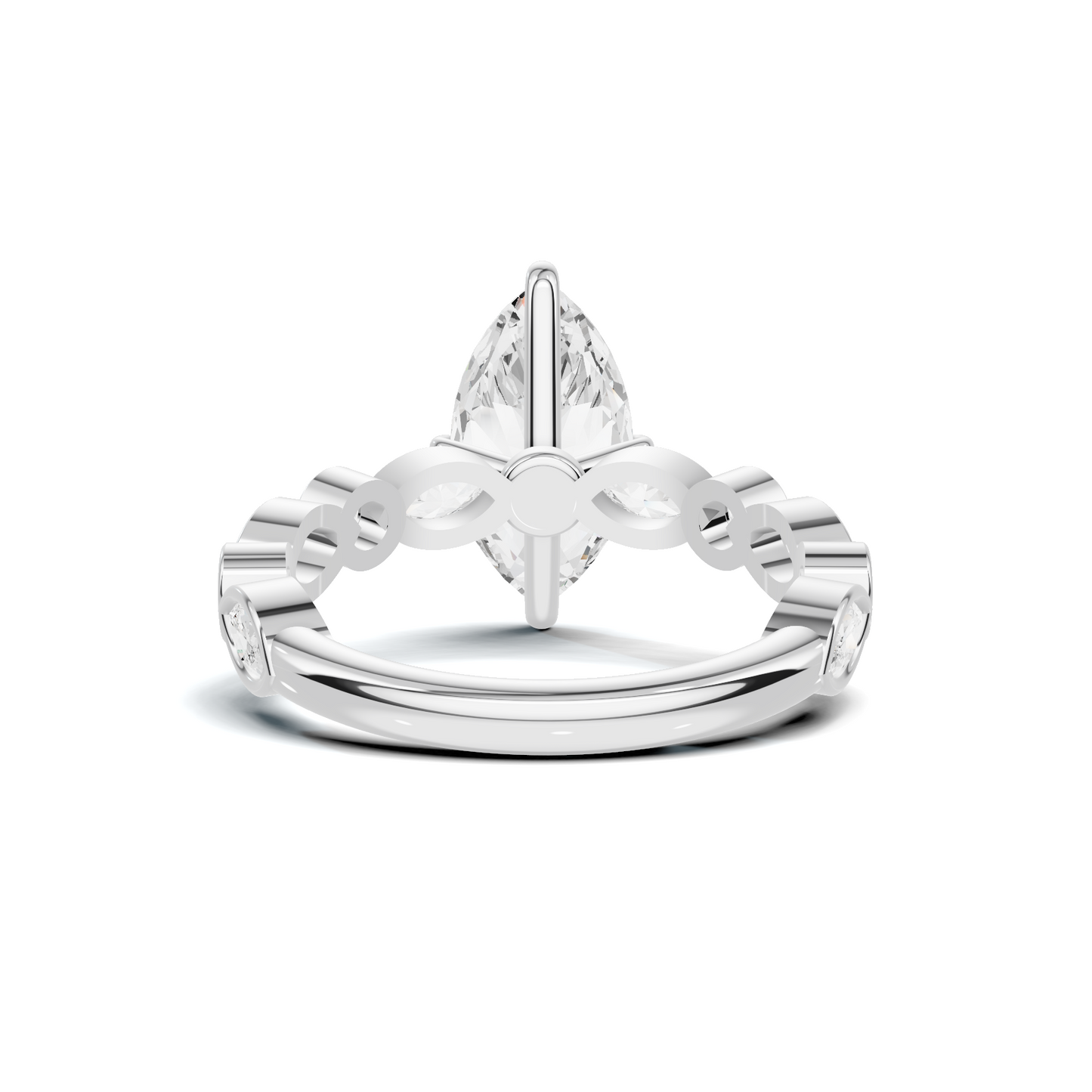 Luxe Marquise Accented Statement Ring