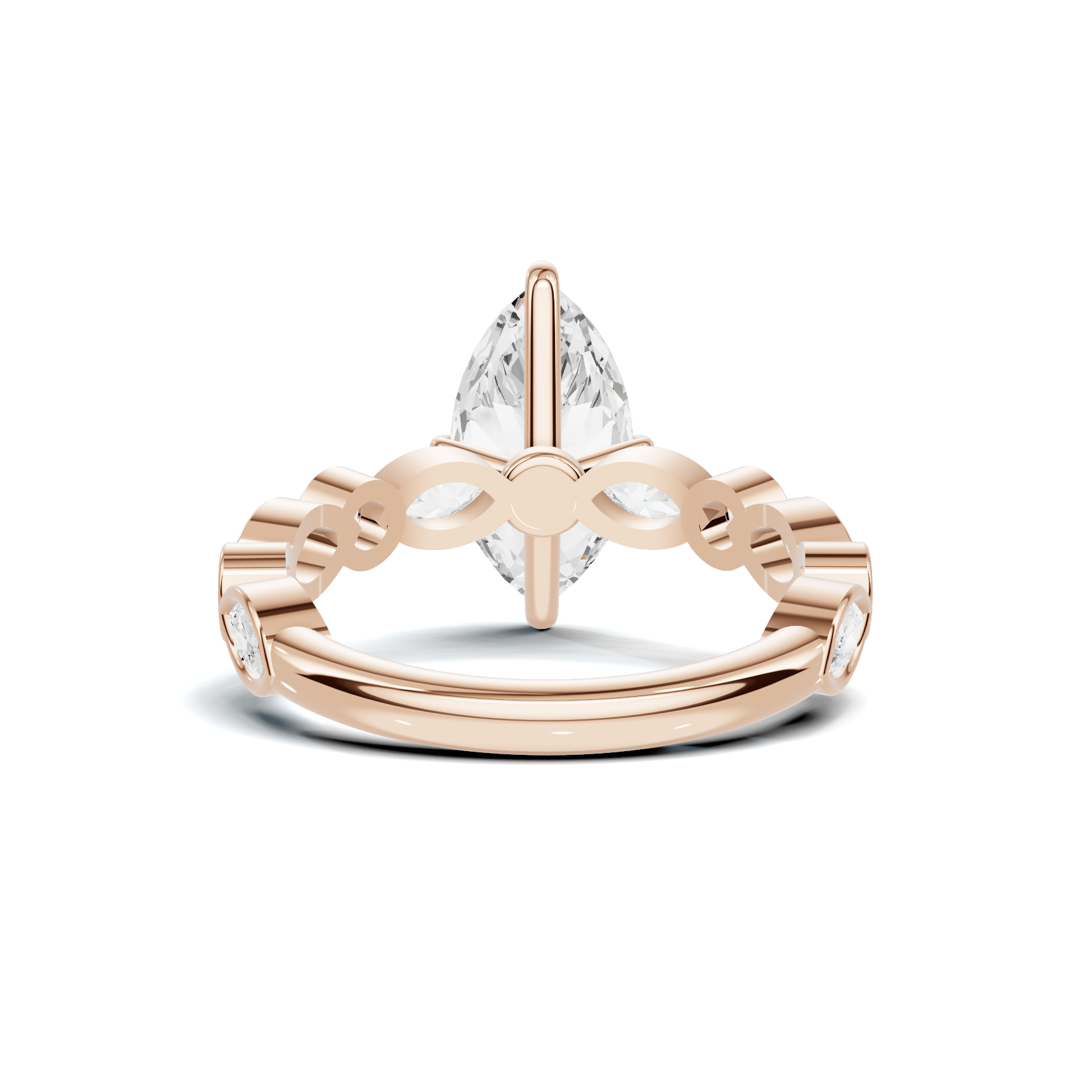 Luxe Marquise Accented Statement Ring