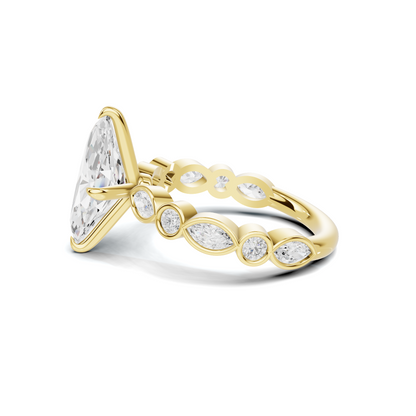 Luxe Marquise Accented Statement Ring