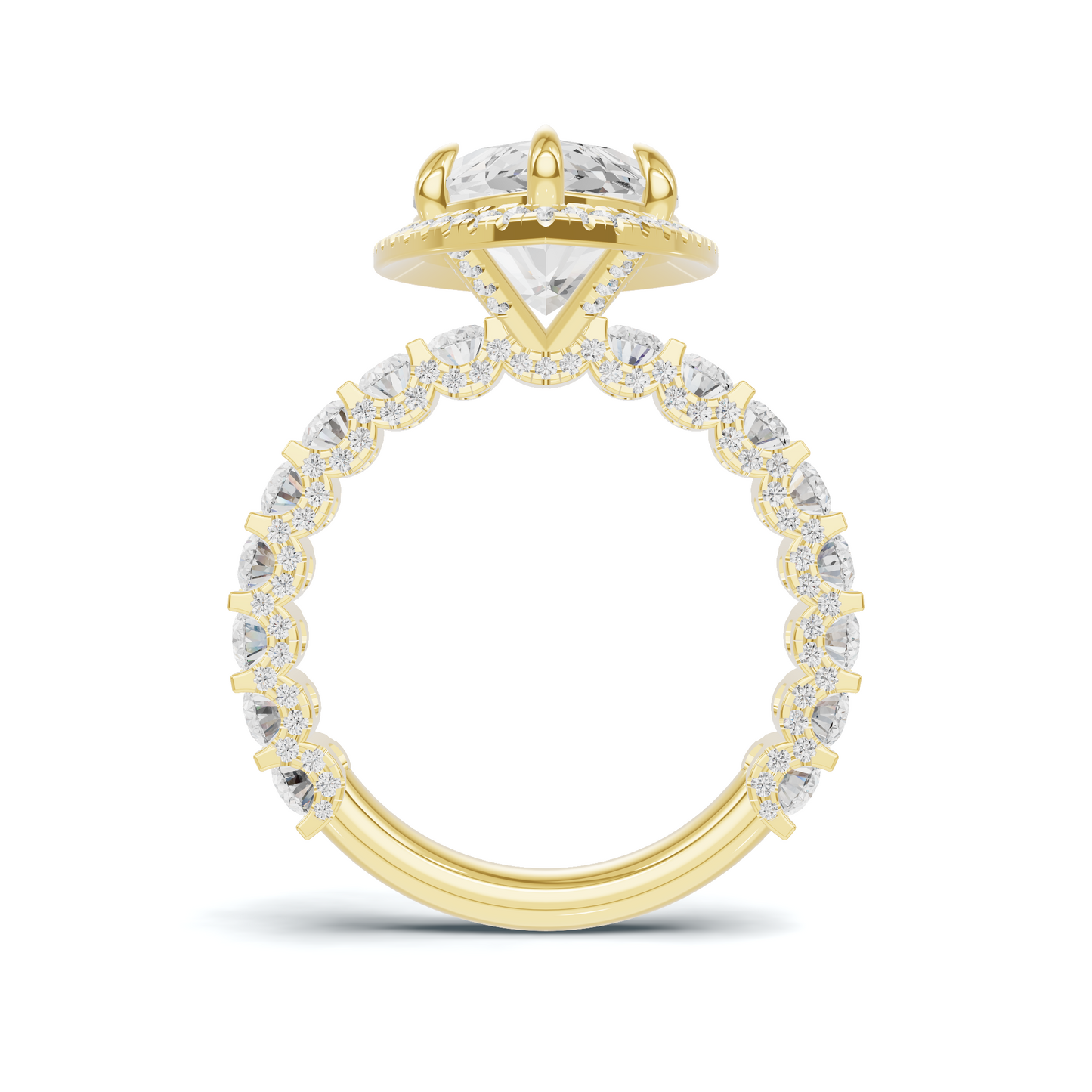 Luxe Marquise Halo Ring