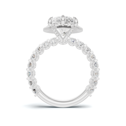 Luxe Marquise Halo Ring