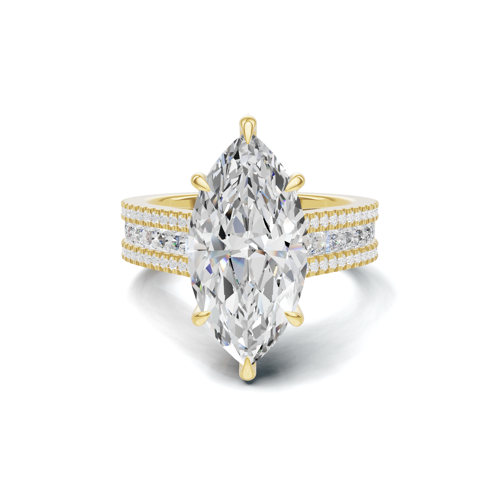Luxe Marquise Pave Ring