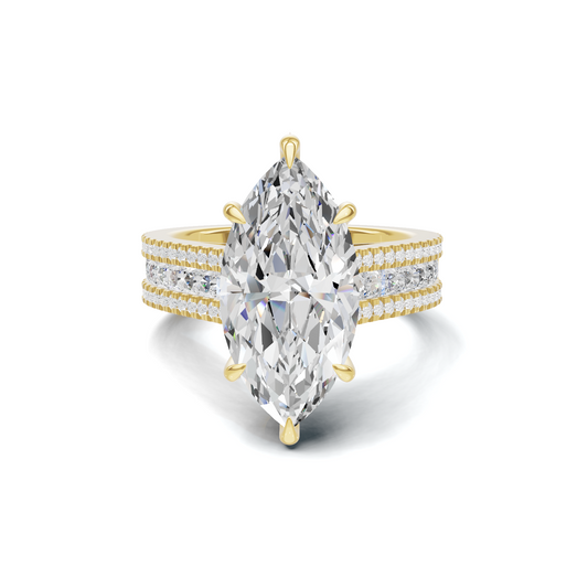 Luxe Marquise Pave Ring