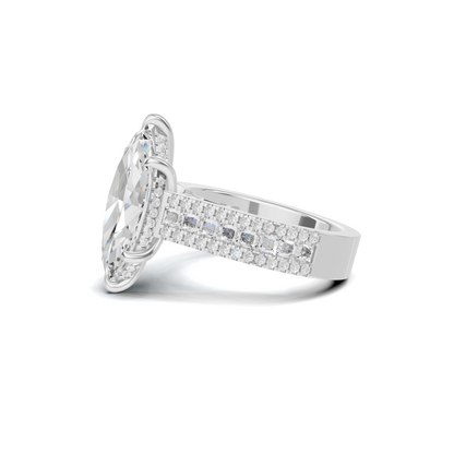 Luxe Marquise Pave Ring